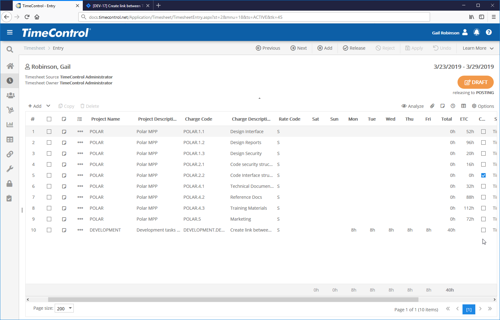 TimeControl and JIRA